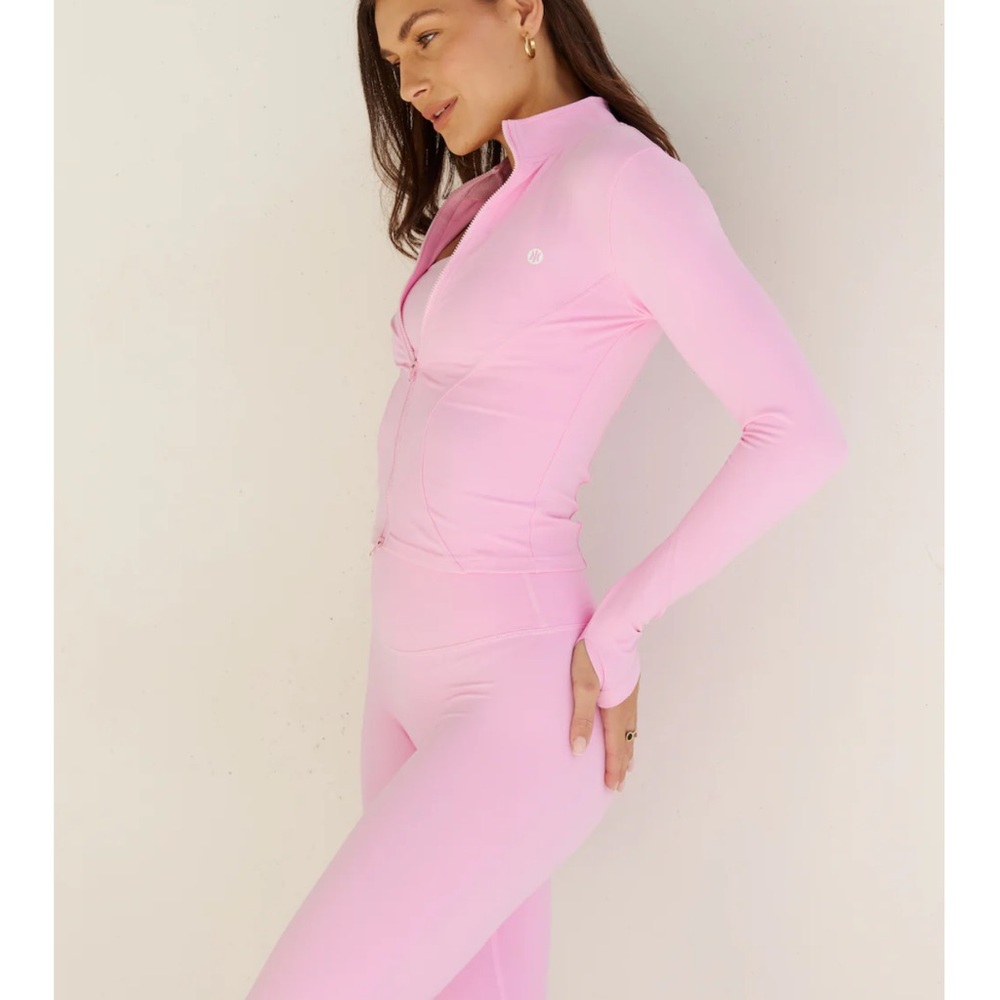 Astoria ~ LUXE BALANCE Zip Up Jacket - Candy Pink (M) - Picture 3 of 16
